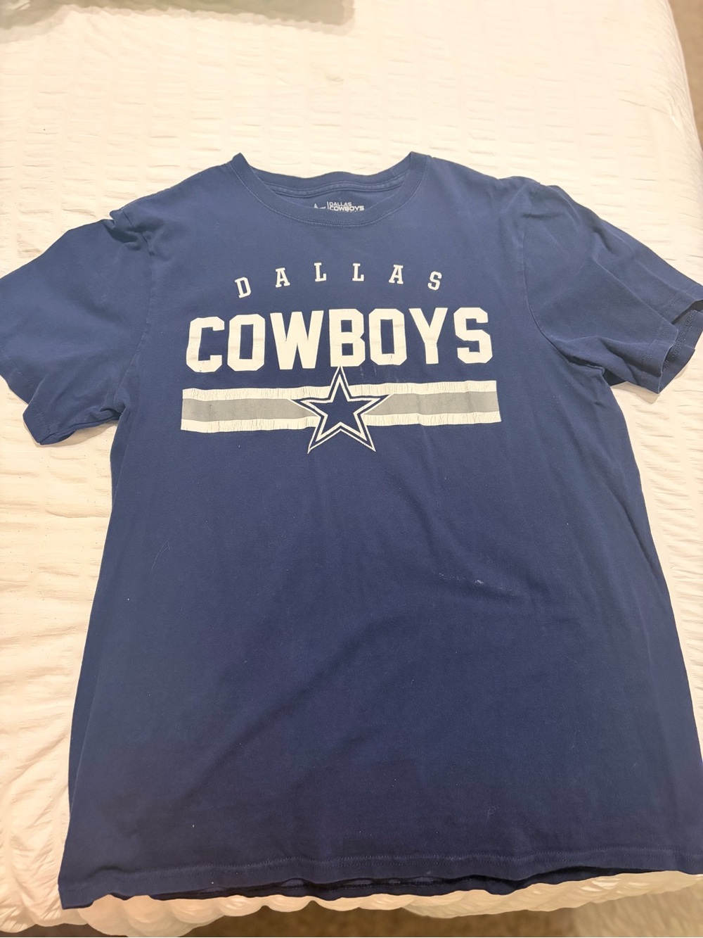 NFL Dallas Cowboys Navy and White Logo Tee